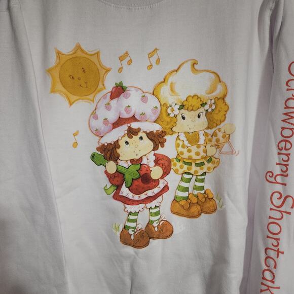 strawberry shortcake playing instruments sweatshirt women's size medium - Picture 2 of 5